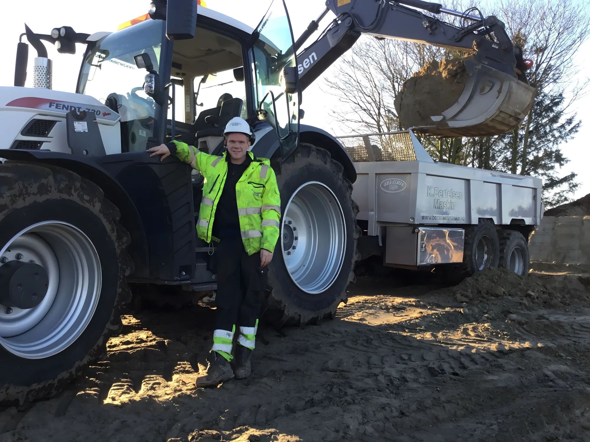 Traktor med henger